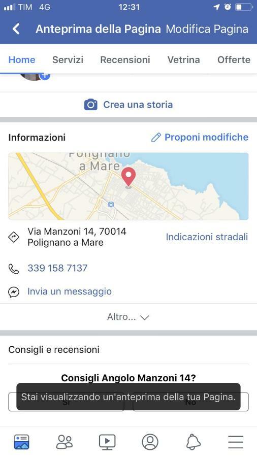 פולינאנו א מארה Angolo Manzoni 14 מראה חיצוני תמונה